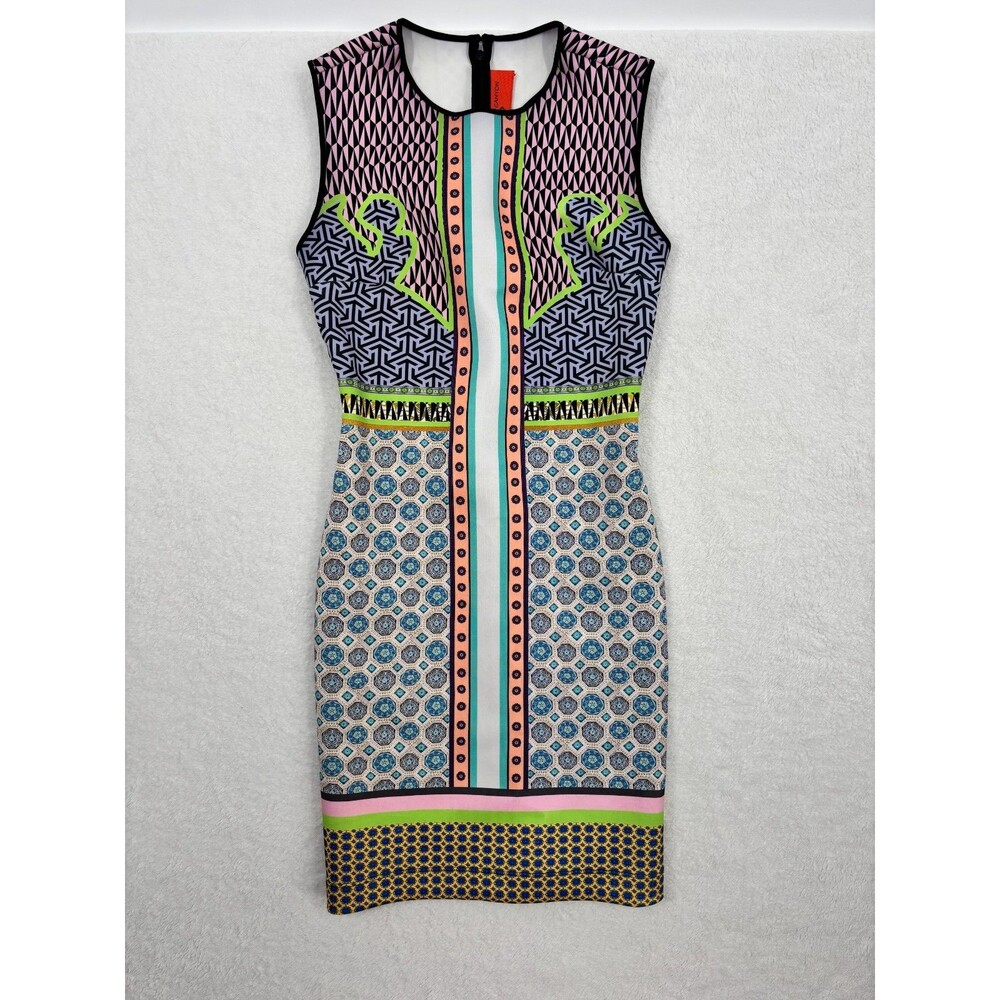 Clover Canyon Dress Womens XS Multicolor Geometric Print‎ Sleeveless